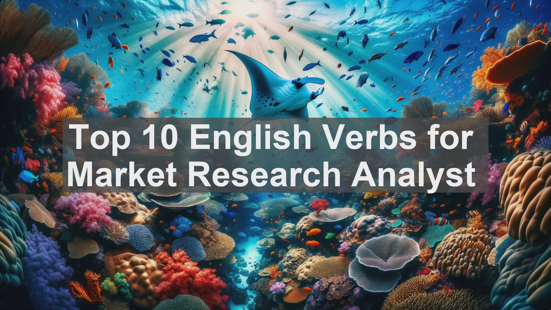 'Video thumbnail for Top 10 English Verbs for Market Research Analyst'