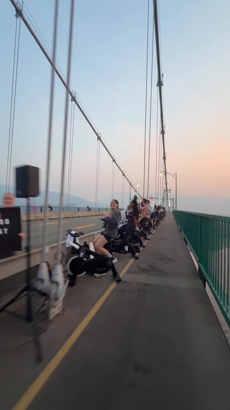 Video thumbnail for SoulCycle Riders Energize Vancouver Granfondo at Sunrise