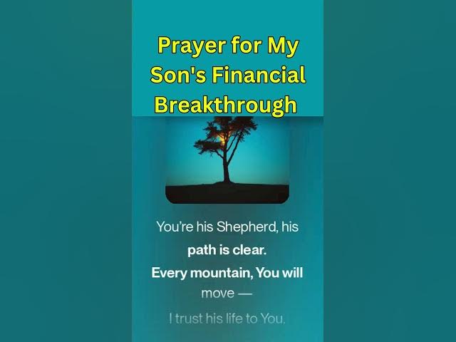 Video thumbnail for Bless My Son - Mother's prayer for Son's financial blessings and breakthrough