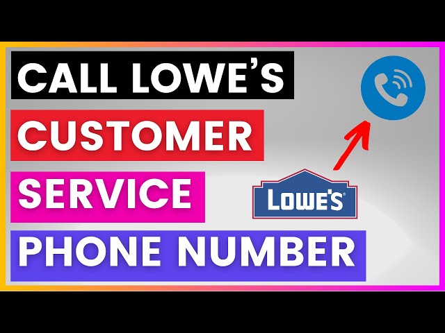Video thumbnail for How To Find and Call Lowe's Customer Service Phone number? [in 2025]