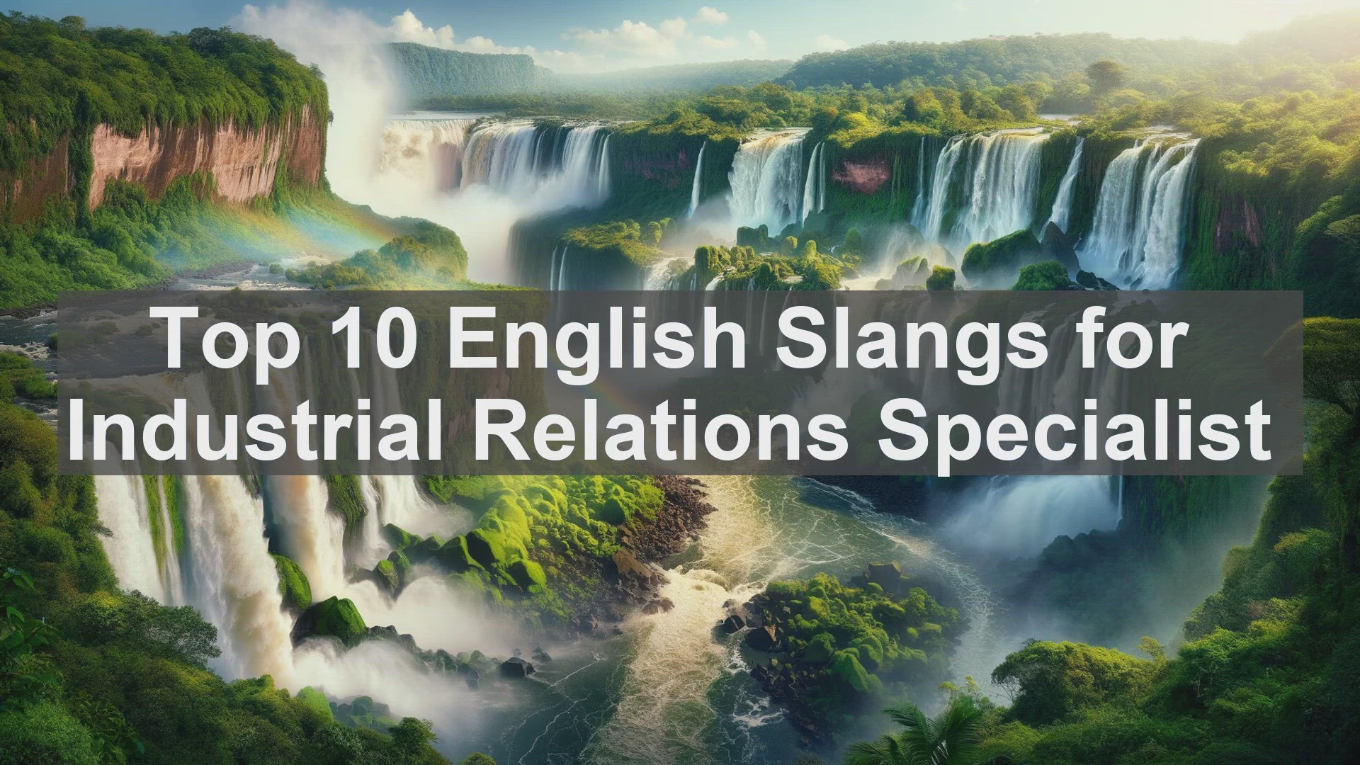 'Video thumbnail for Top 10 English Slangs for Industrial Relations Specialist'