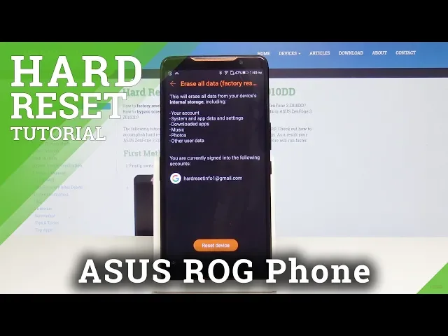 Video thumbnail for How to Hard Reset Asus ROG Phone – Perform Factory Reset & Wipe All Data