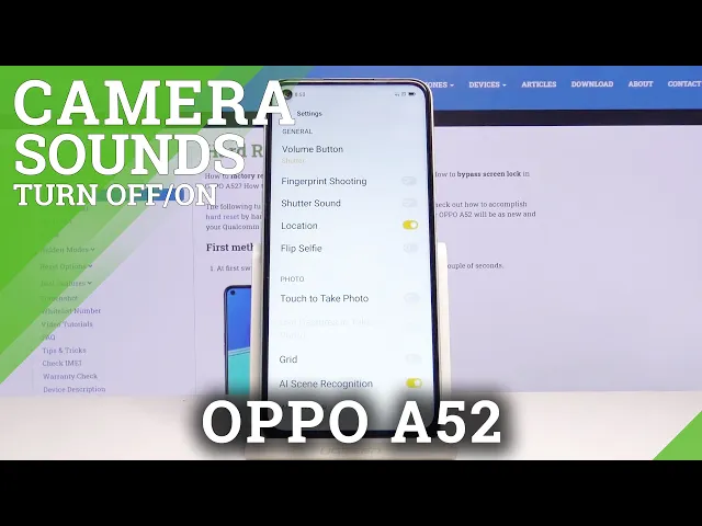 Video thumbnail for How to Turn Off Camera Shutter Sound in OPPO A52 – Manage Camera Sounds
