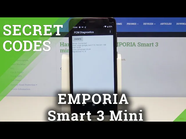 Video thumbnail for Secret Codes EMPORIA Smart 3 mini – Open Hidden Sections / Testing Menu