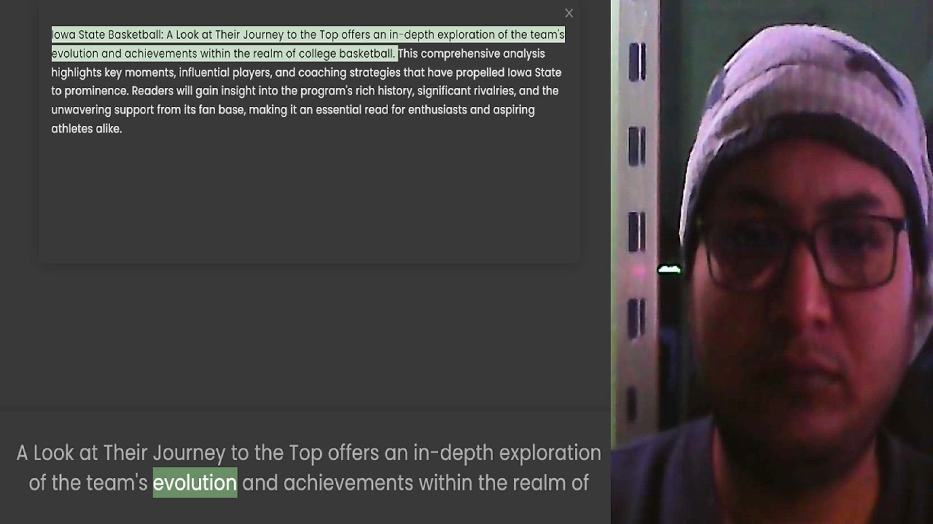 Video thumbnail for Iowa State Basketball A Look at Their Journey to the Top offers an in-depth exploration of the team's evolution and achievements within the realm of college basketball. This comprehensive analysis highlights key moments, influential playe