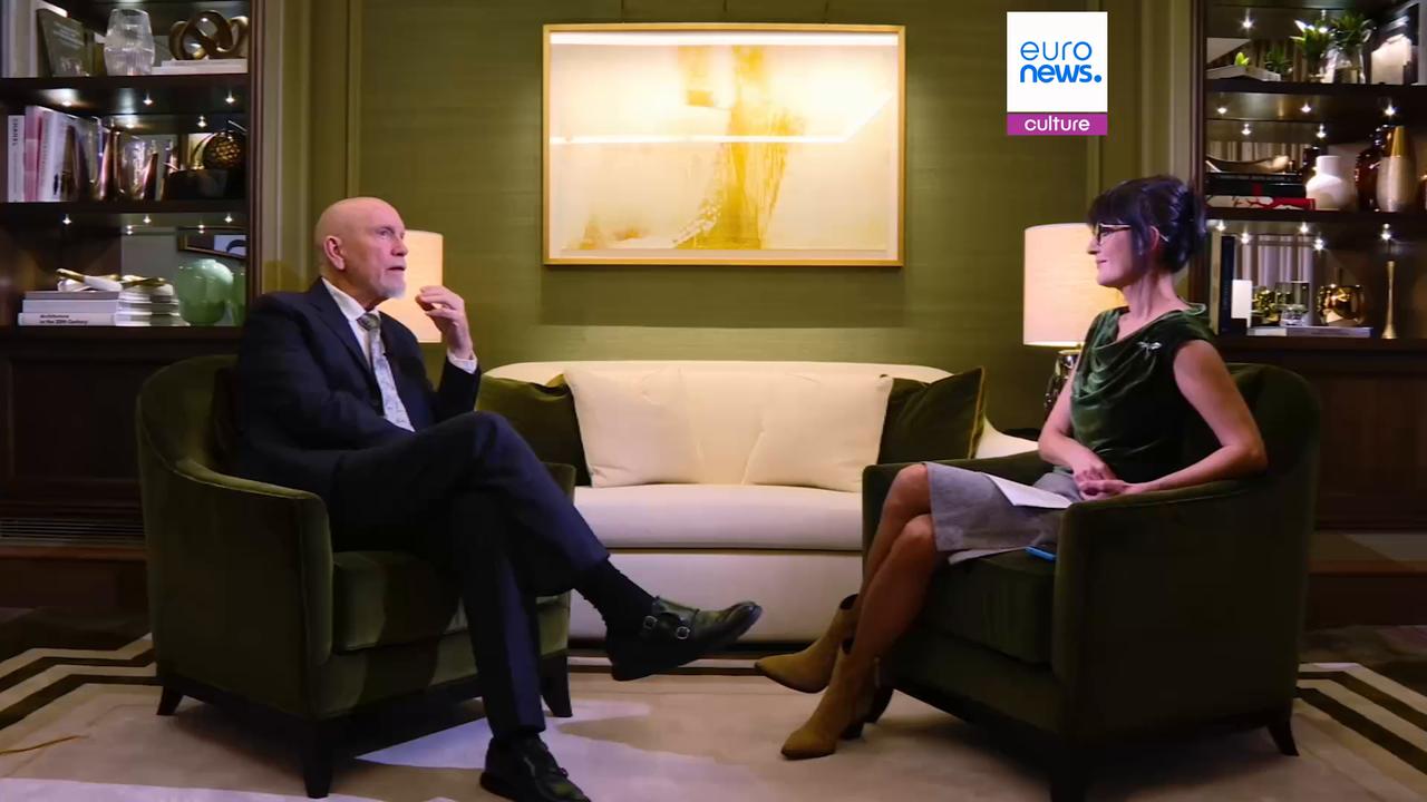 Video thumbnail for Meeting John Malkovich, The Yellow Tie and the remarkable tale of a Romanian classical conductor