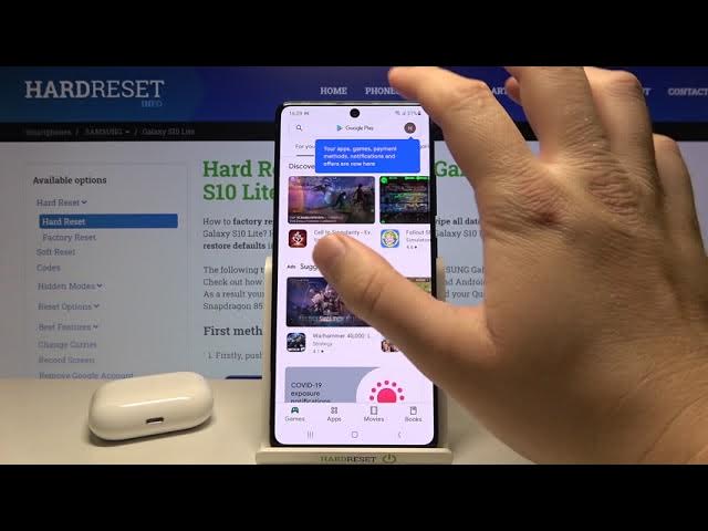 Video thumbnail for How to Stop Automatic Applications Update in Samsung Galaxy S10 Lite - Disable Auto App Update