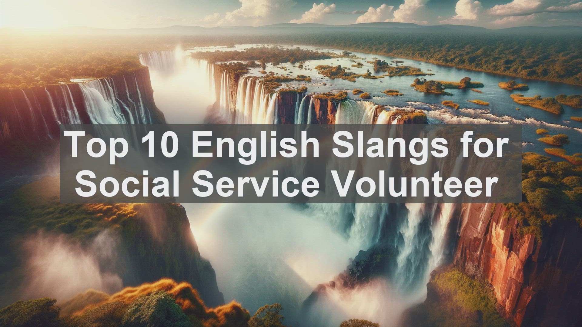 'Video thumbnail for Top 10 English Slangs for Social Service Volunteer'