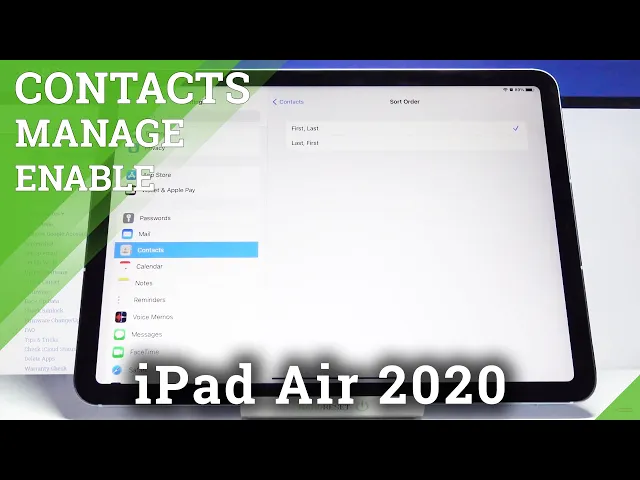 Video thumbnail for How to Sort Contacts on iPad Air 2020 – Organize Apple Contacts