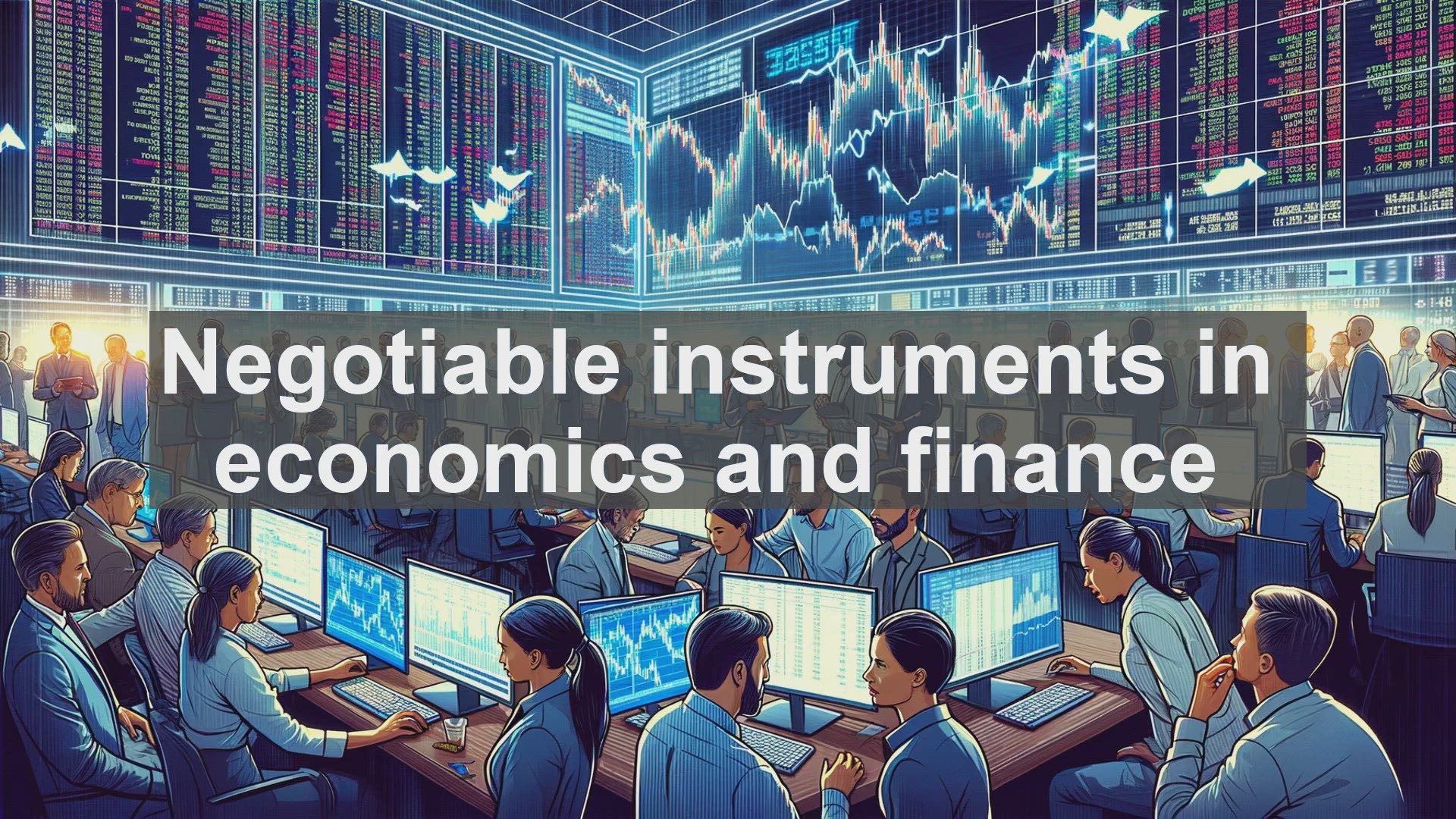 'Video thumbnail for Negotiable instruments in economics and finance'