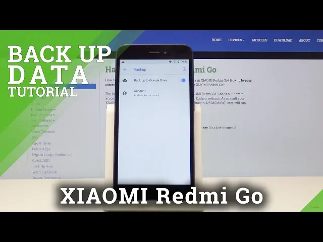 Video thumbnail for How to Create Backup Account in XIAOMI Redmi Go - Google Backup