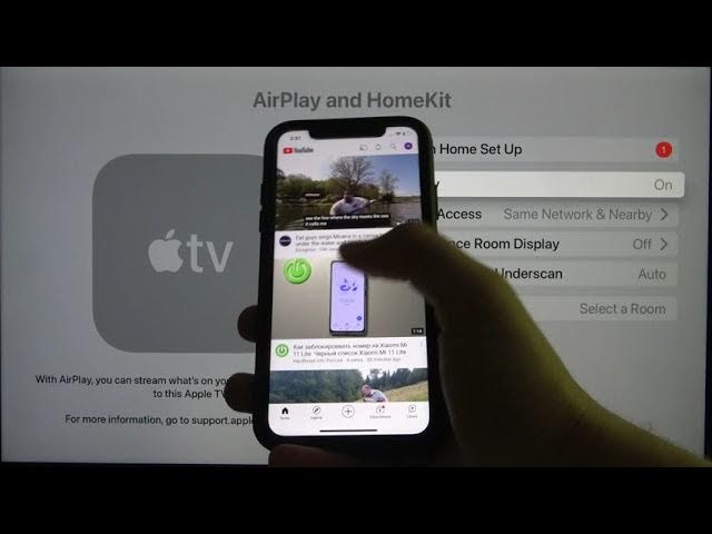 Video thumbnail for How to Use AirPlay to Stream Video on APPLE TV 4K - How to Play Video From iPhone on the TV