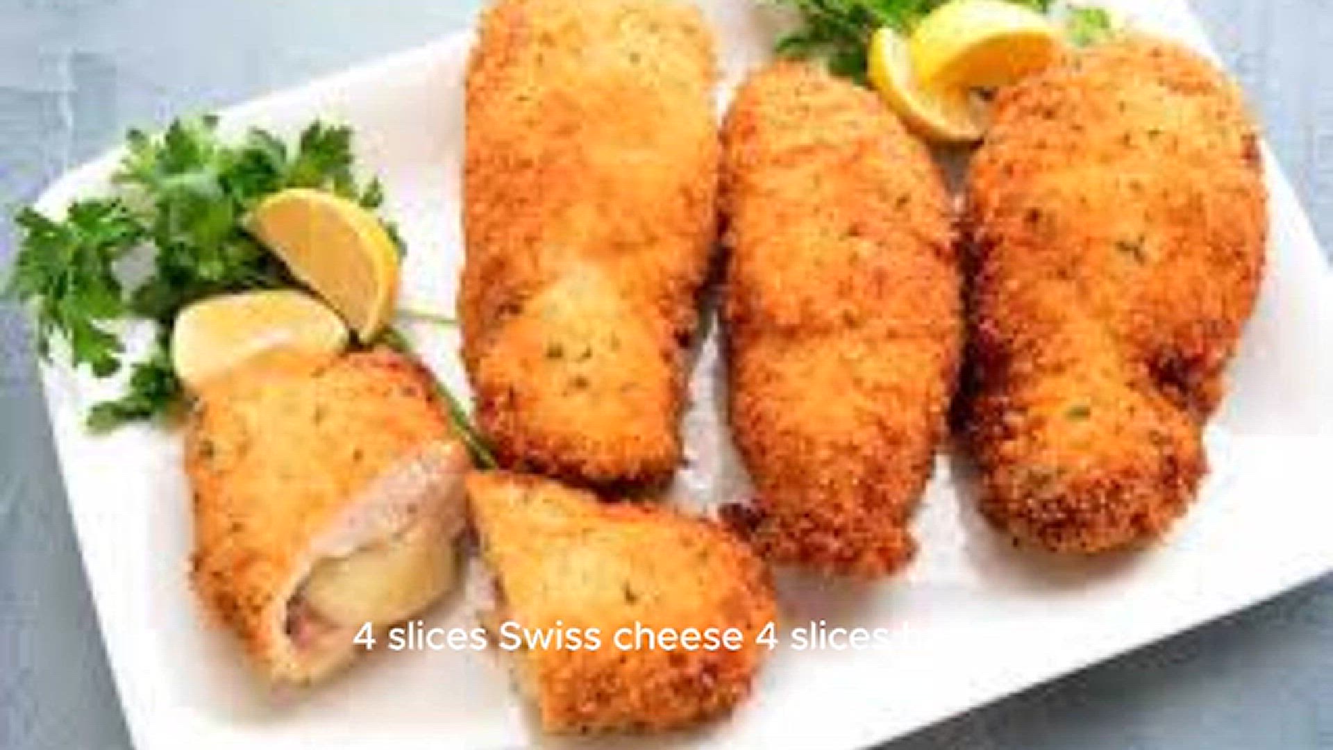 'Video thumbnail for Chicken Cordon Bleu Recipe'