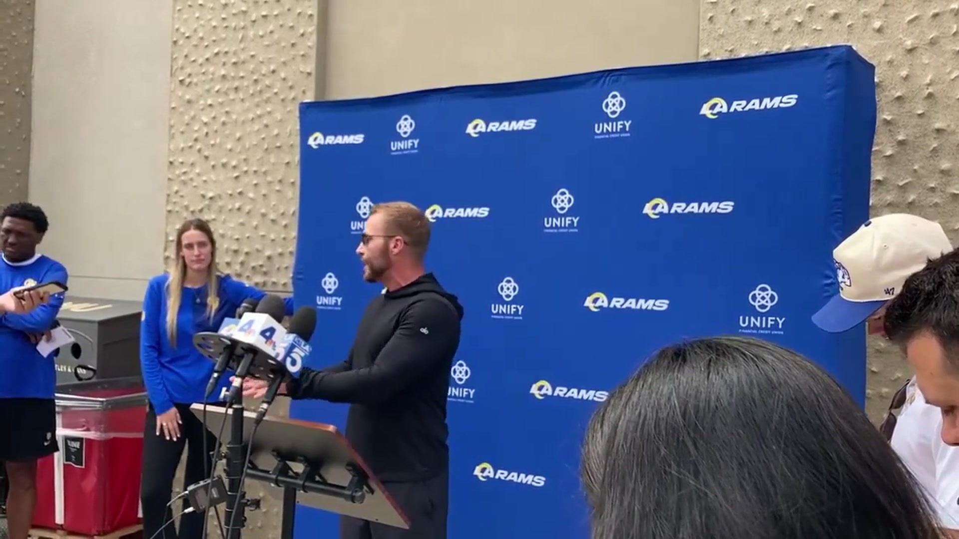 'Video thumbnail for Los Angeles Rams HC Sean McVay on Kyren Williams'
