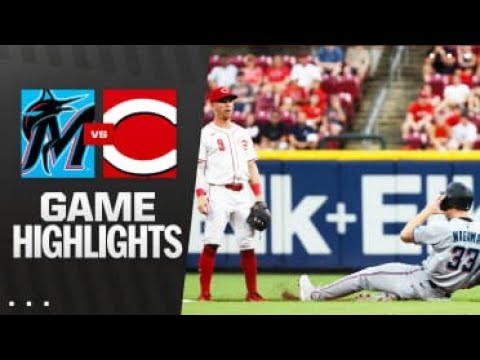 Video thumbnail for Miami Marlins at Cincinnati Reds Full-Game Highlights! | 07/07/2025