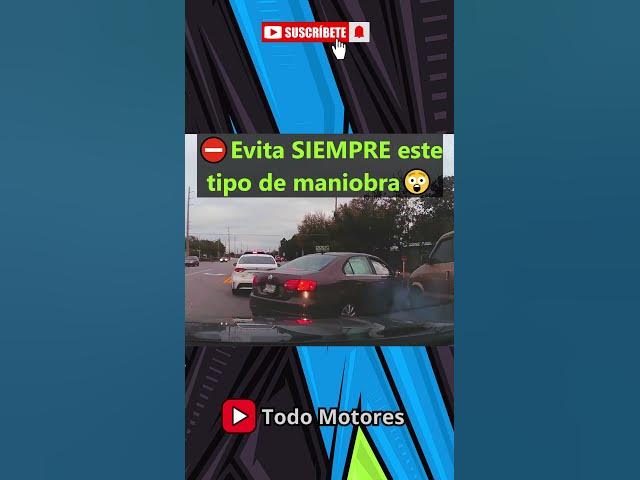 Video thumbnail for Evita SIEMPRE esta maniobra al conducir!