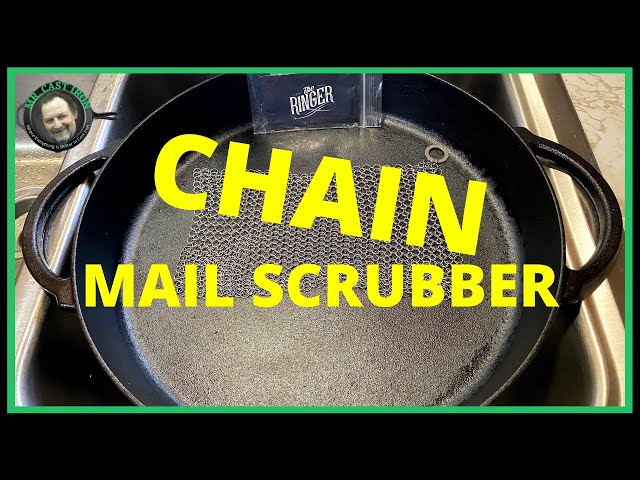 Video thumbnail for How To Clean A Cast Iron Skillet With Chain Mail