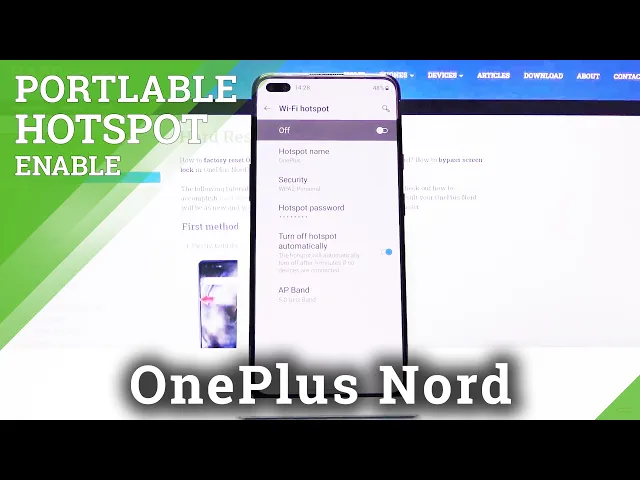 Video thumbnail for How to Enable Portable Hotspot in OnePlus Nord - Share Network
