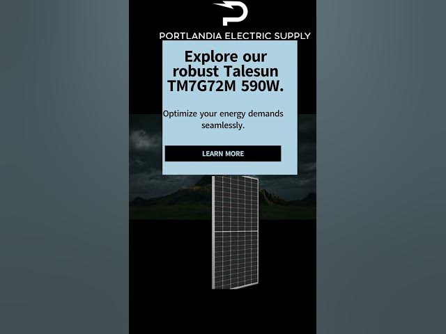 Video thumbnail for Talesun 144 Half Cells Black/Silver 590w Solar Panel β TM7G72M 590W