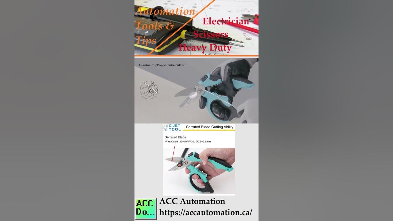 'Video thumbnail for Automation Tools - Electrician Scissors Heavy Duty'