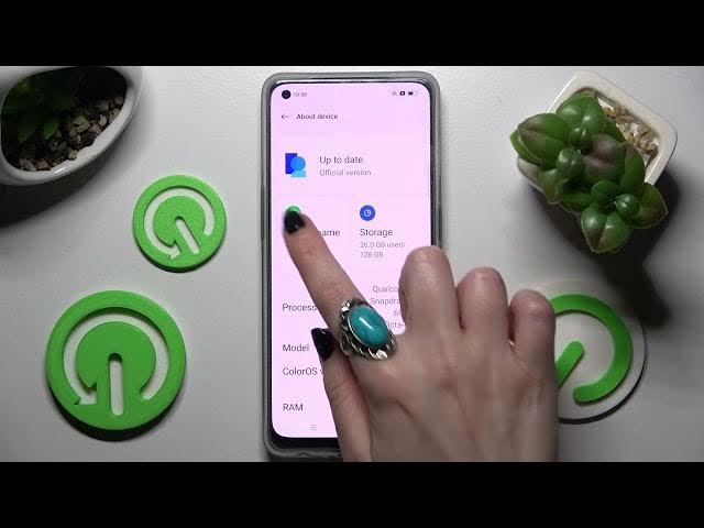 Video thumbnail for OPPO RENO 7 LITE - How To Change Device Name