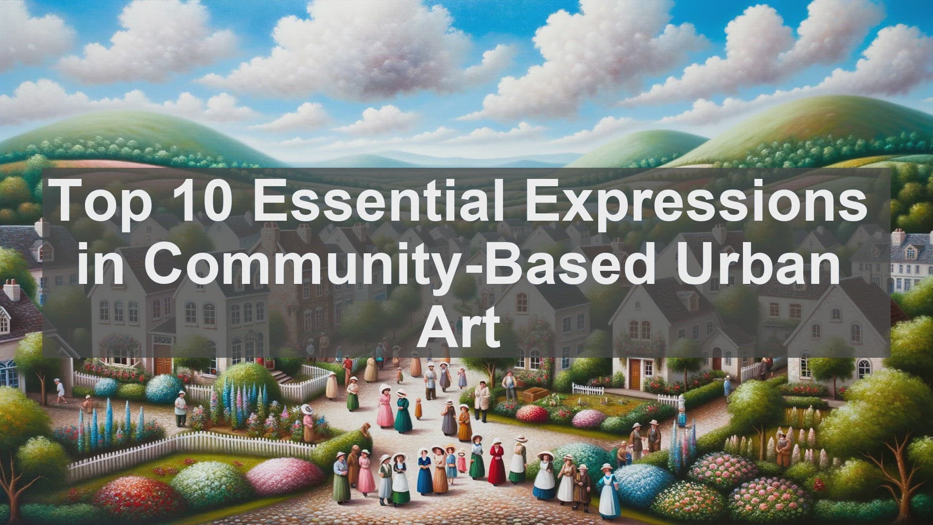 'Video thumbnail for Top 10 Essential Expressions in CommunityBased Urban Art'