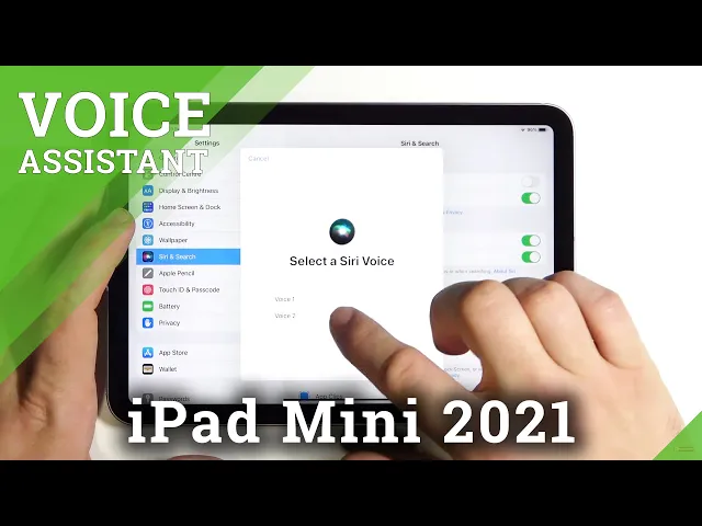 Video thumbnail for How Change Siri Language on iPad mini 2021 – Manage Siri Settings
