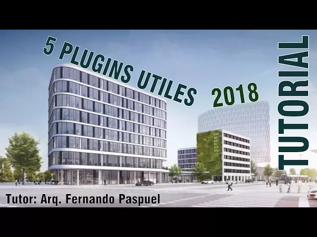 Video thumbnail for 6.- TOP 5 PLUGINS UTILES  2018 (Crear terrenos, Tuberias, papercraft) | Sketchup Plugins 2018