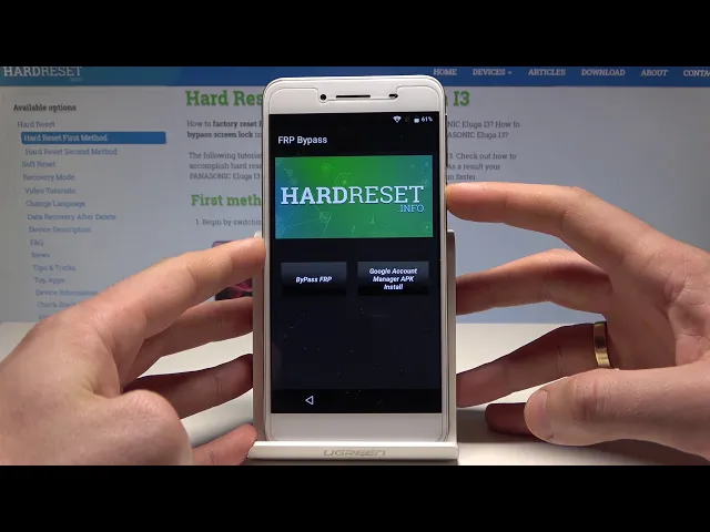 Video thumbnail for How to Bypass Google Verification in PANASONIC Eluga I3 – Remove FRP