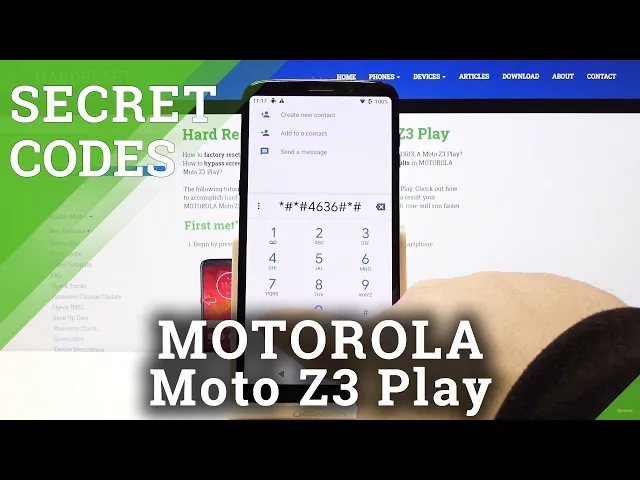 Video thumbnail for Secret Codes in MOTOROLA Moto Z3 Play – Hidden Features