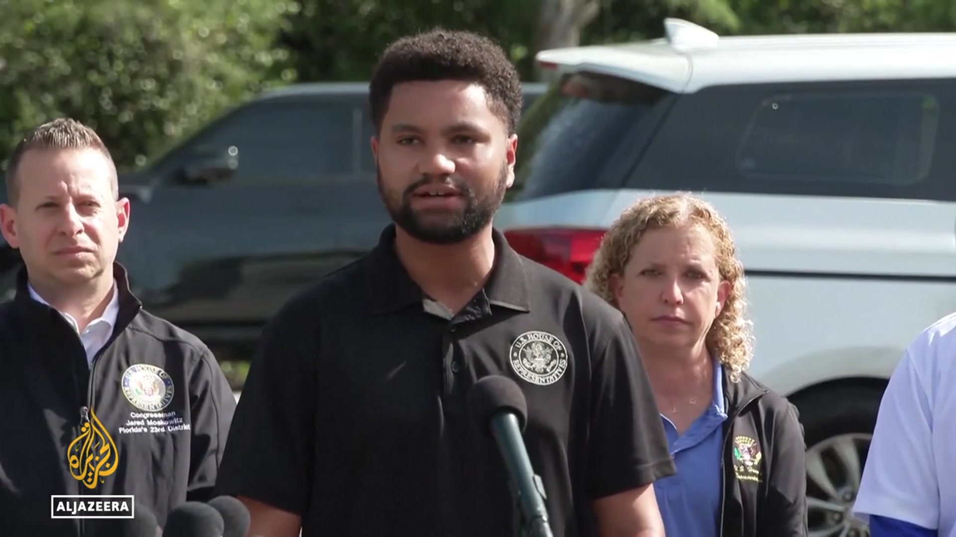 'Video thumbnail for US lawmakers demand oversight at Trump’s ‘Alligator Alcatraz’ detention centre'