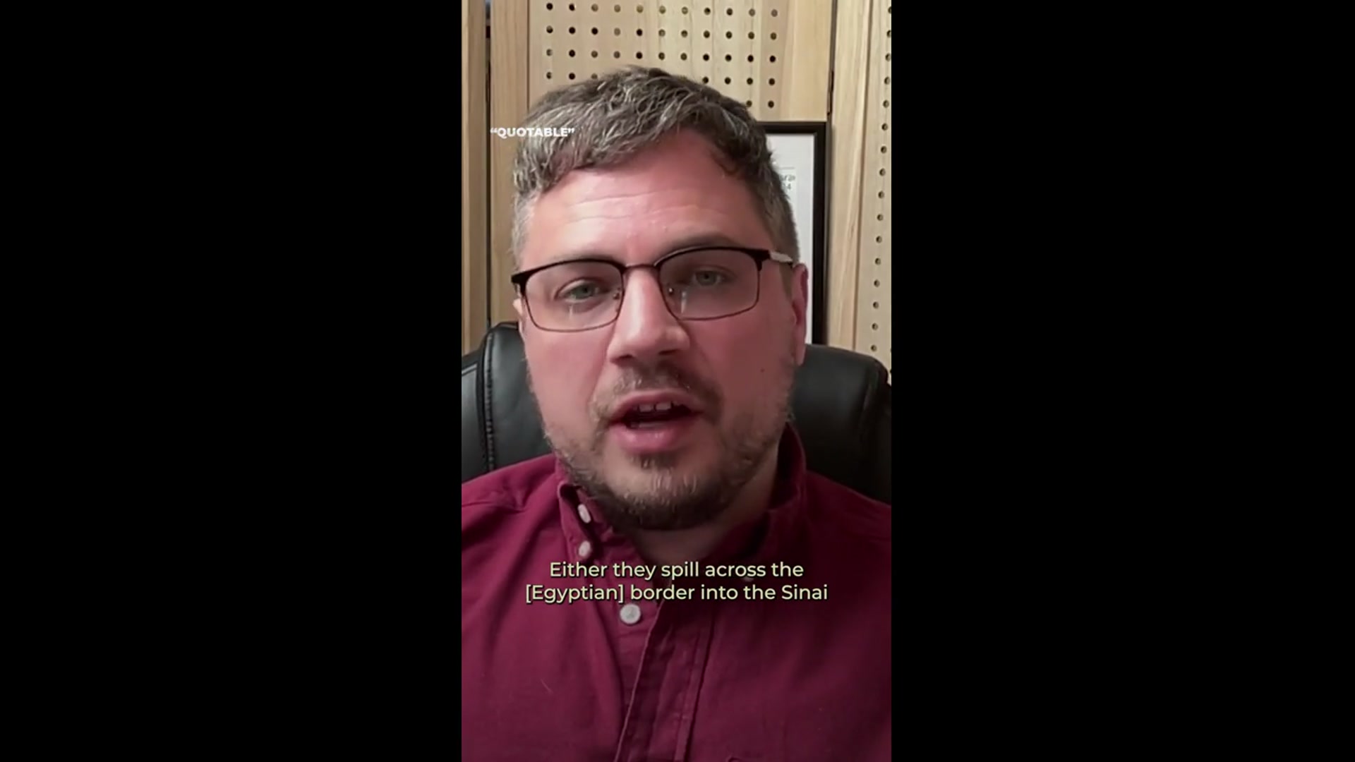 'Video thumbnail for Relocating 600,000 Gazans in 60 day “simply not possible”'