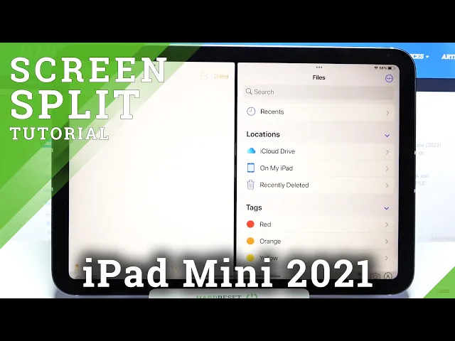 Video thumbnail for How to Use Split Screen View on iPad mini (2021) - Dual Apps Usage