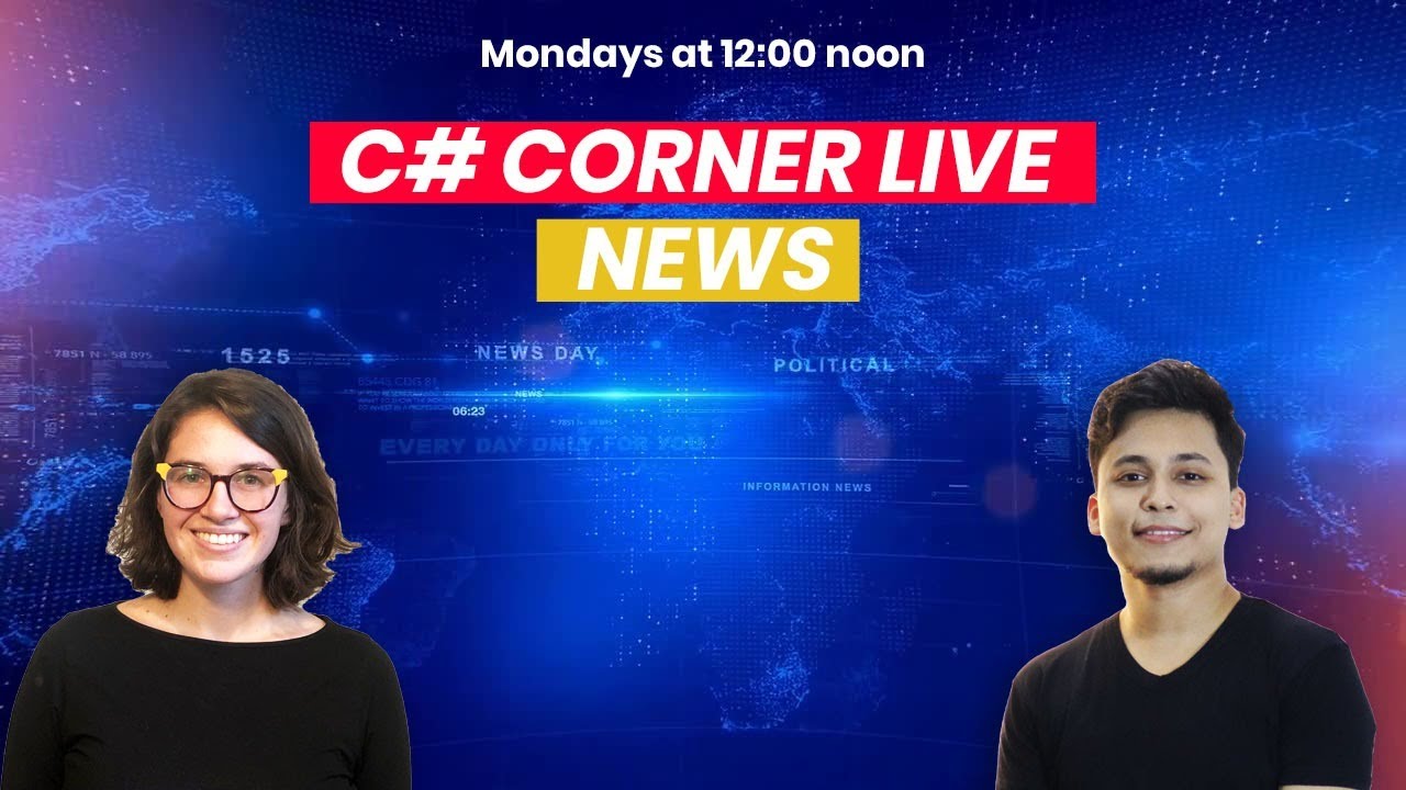 'Video thumbnail for C# Corner Live News - Episode 1'