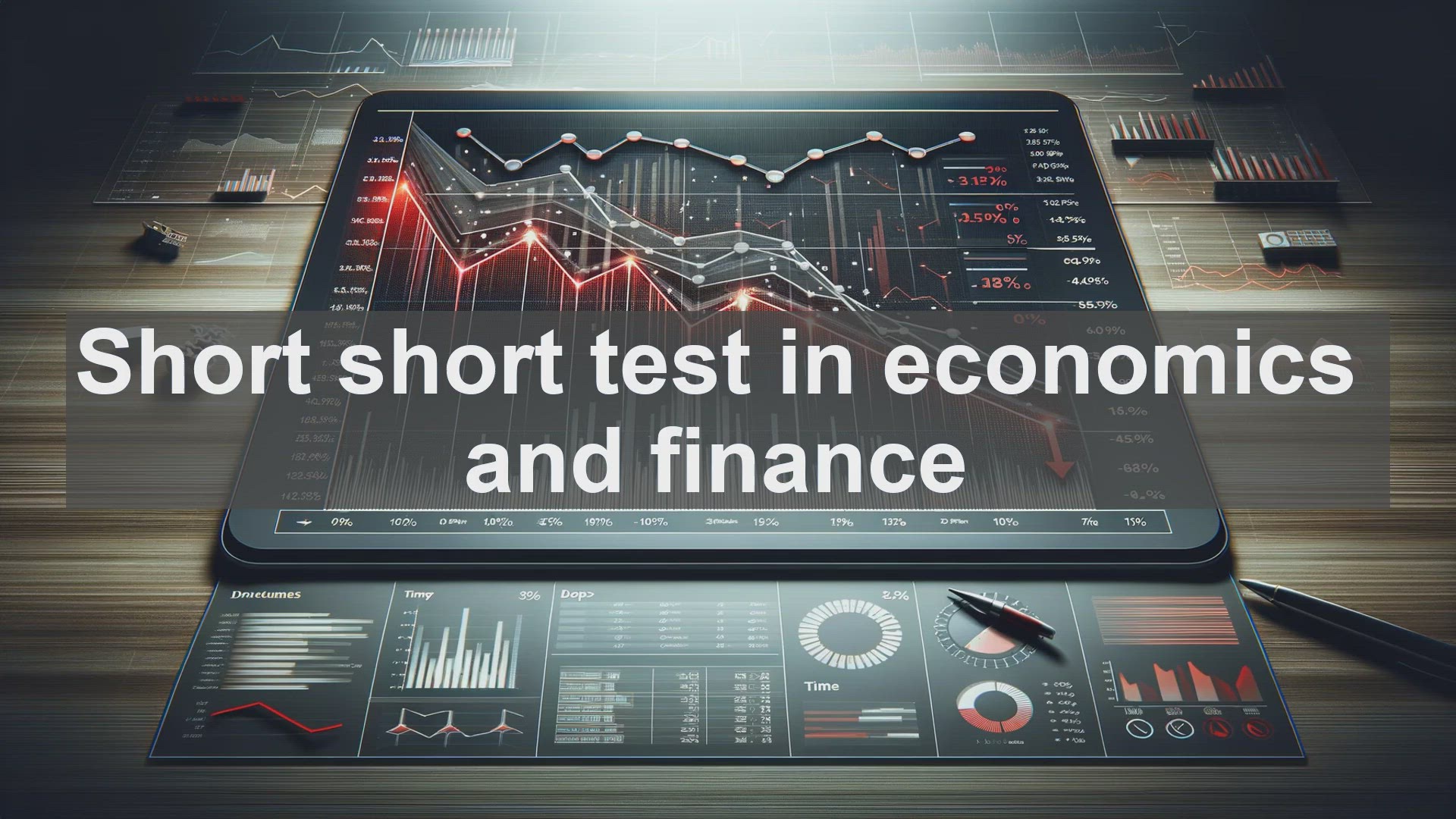 'Video thumbnail for Short short test in economics and finance'