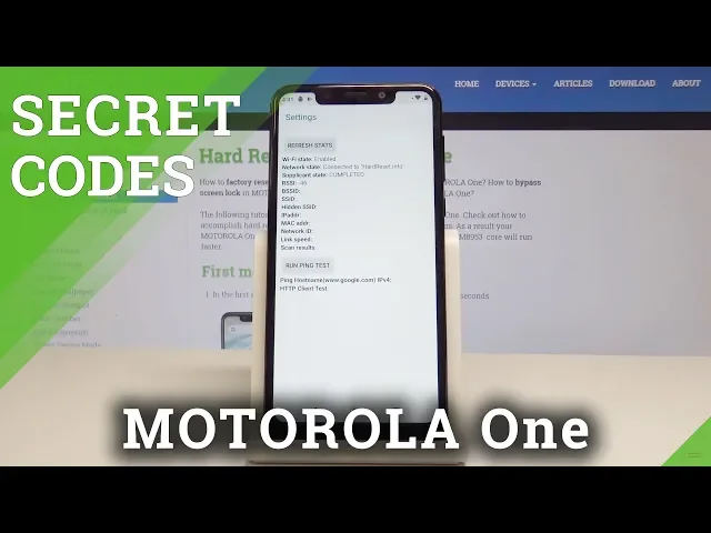Video thumbnail for Secret Codes MOTOROLA One - Enter Secret Modules / Hidden Menu