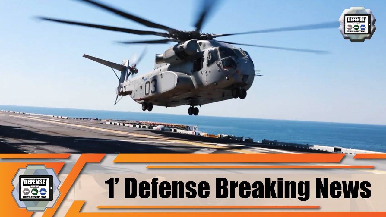 Video thumbnail for CH-53K King Stallion tests sea legs in two-week trial aboard Navy ship