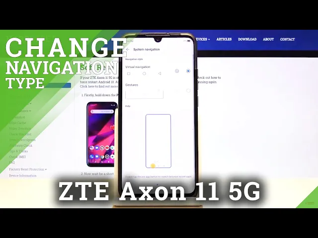 Video thumbnail for How to Change Navigation Bar in ZTE Axon 11 – Navigation Bar