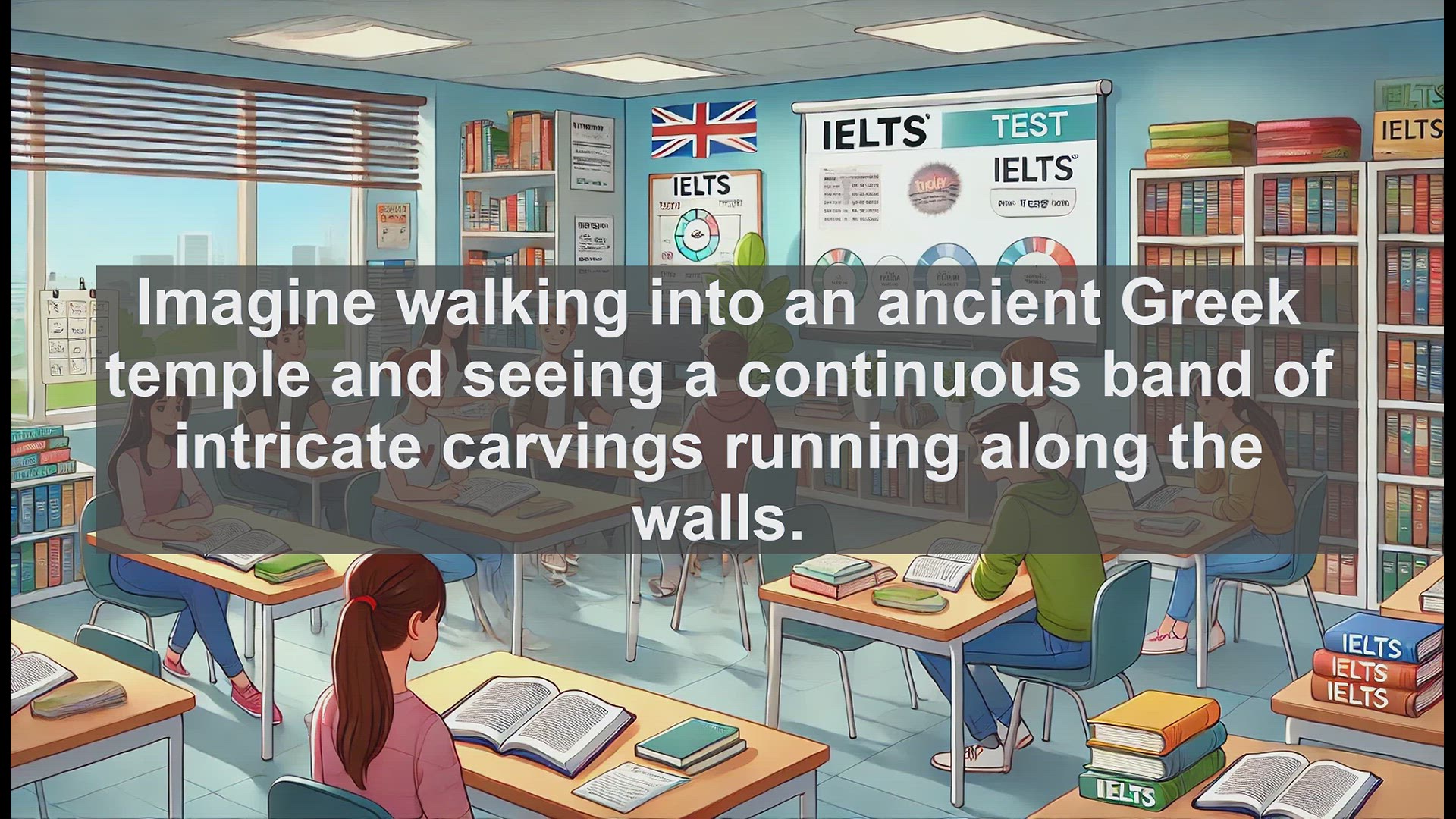 'Video thumbnail for 2000 Must Know IELTS 9.0 Vocabulary - Frieze: Exploring an Architectural Marvel for IELTS Success'