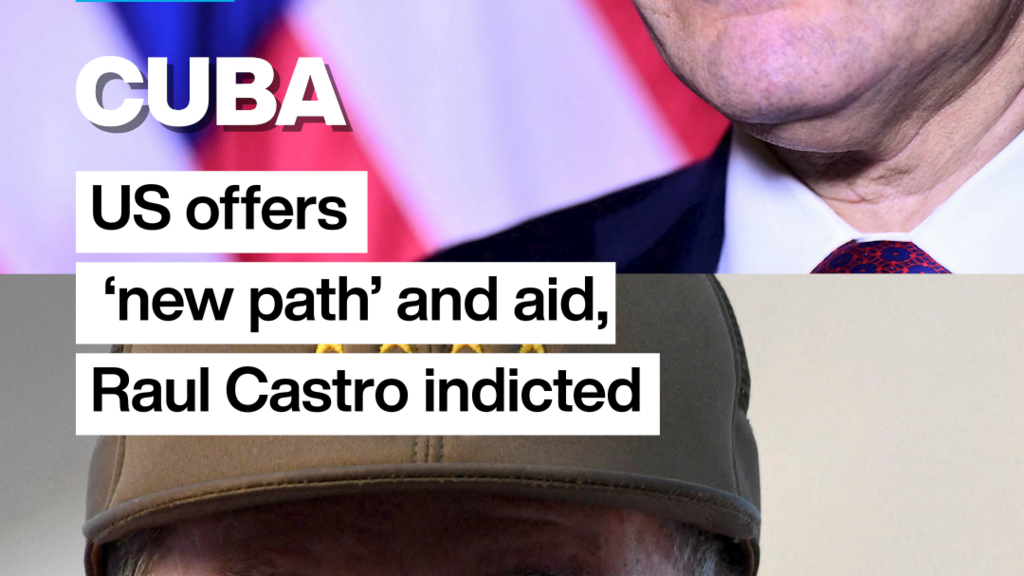 Video thumbnail for Cuba: US offers 'new path' and aid, Raul Castro indicted
