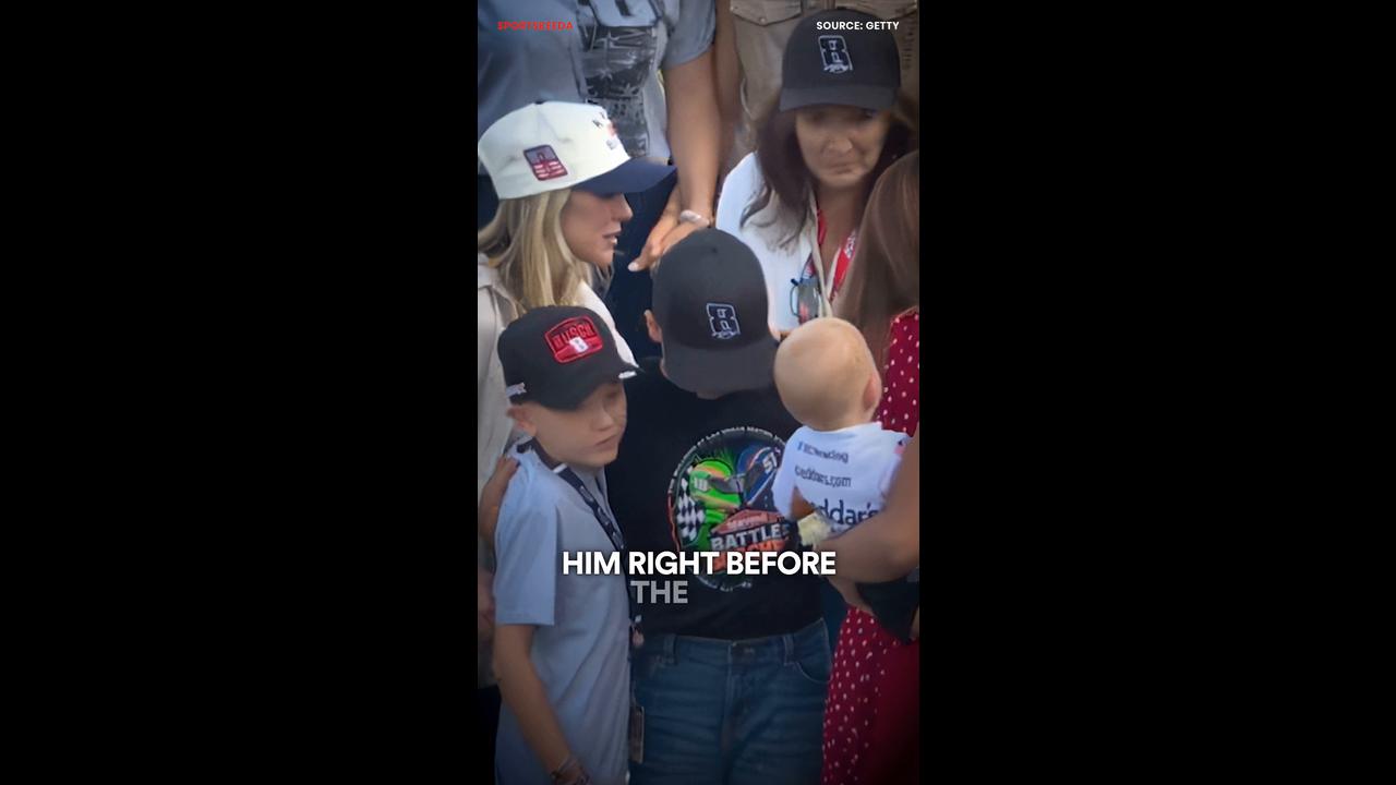 Video thumbnail for Kyle Larson’s Son Comforts Brexton Busch