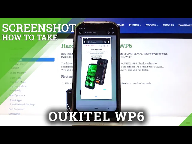 Video thumbnail for How to Capture Screen in OUKITEL WP6 – Take Screenshot