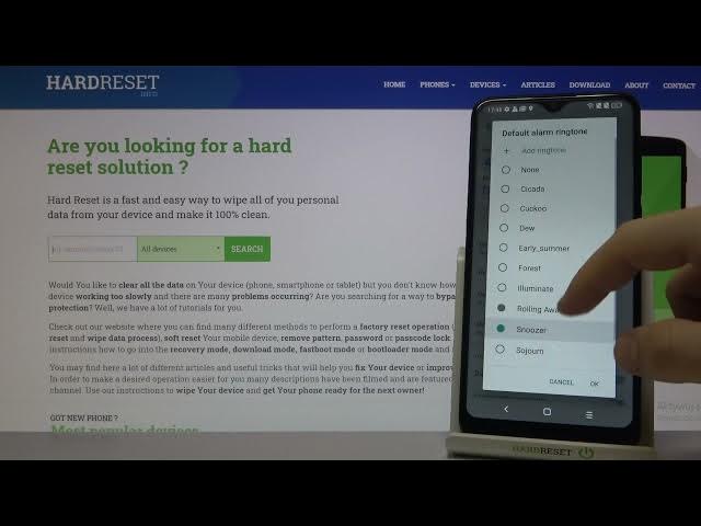 Video thumbnail for Alarm Tones on EssentielB HeYou 60 – Available Sounds of Alarms