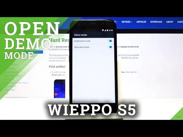 Video thumbnail for How to Get Into Demo Mode Settings in Wieppo S5 - Enable Demo Mode