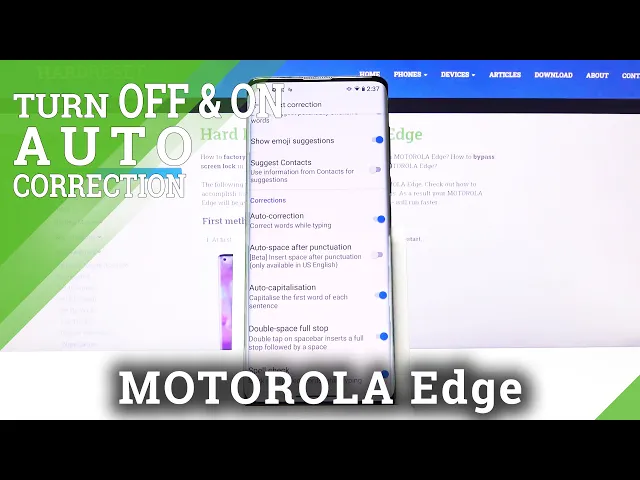 Video thumbnail for How to Enable Auto-Correction in Motorola Edge – Turn on Predictive Text