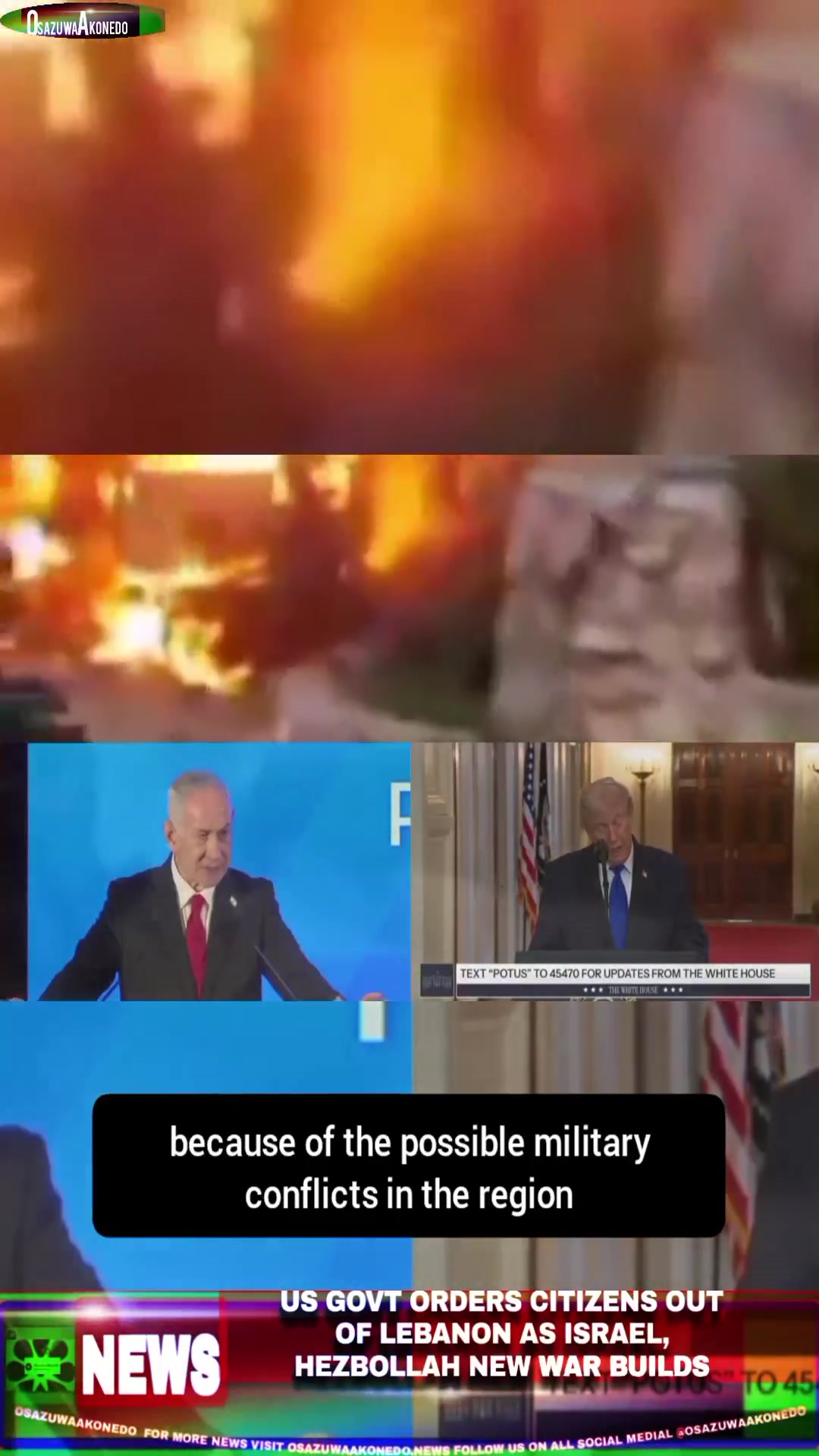 Video thumbnail for US Govt Orders Citizens Out of Lebanon As Israel, Hezbollah New War Builds