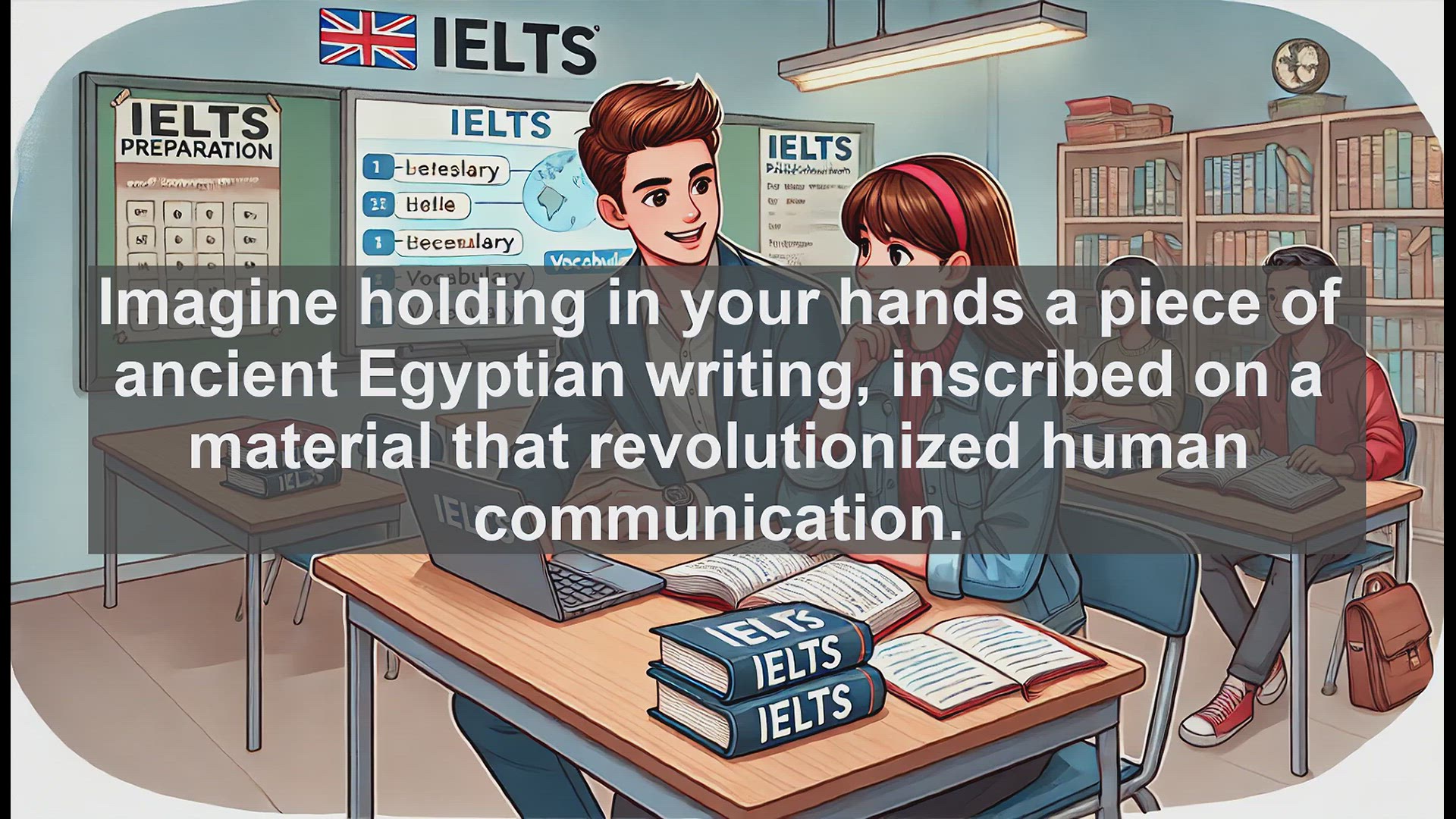 'Video thumbnail for 5000 Must Know IELTS 8.0 Vocabulary - Papyrus: Ancient Writing Material and IELTS Vocabulary'