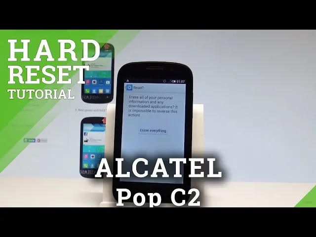 Video thumbnail for How to Fatory Reset ALCATEL Pop C2 - Restore Android |HardReset.info