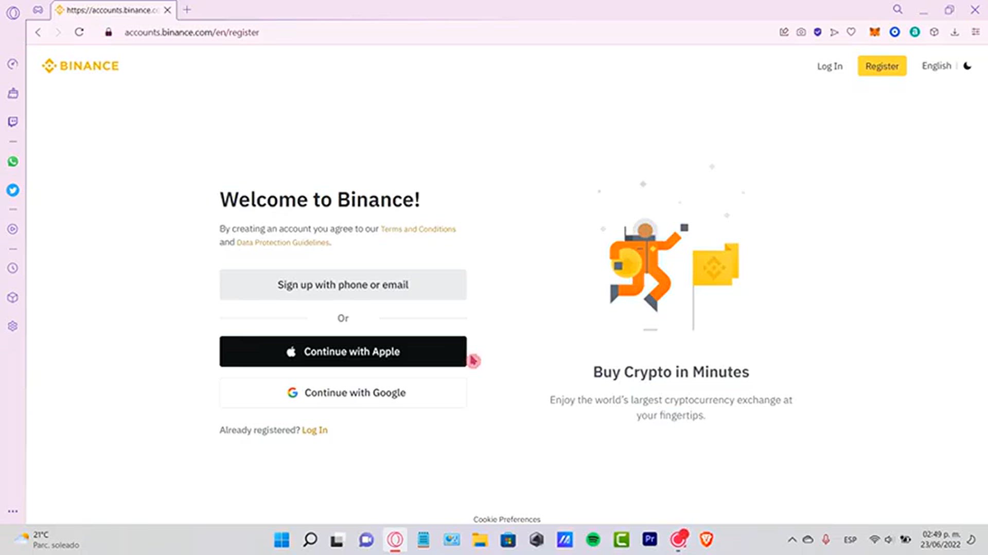 Video thumbnail for  How to CREATE an ACCOUNT on BINANCE in 2024 💲 Register on Binance.com Cryptocurrency Platform - Your Essential Guide to Joining the Crypto Revolution! 💼🔐