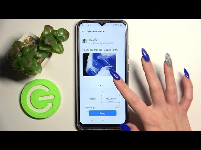 Video thumbnail for Realme C25s - How To Change Font Style